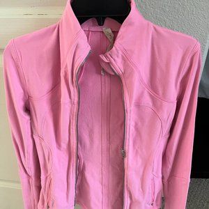 Lululemon Athletica Full Zipper Bright Pink Size 4